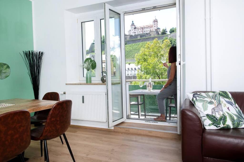 Ferienwohnung Panorama Mit Festungsblick Würzburg Exteriör bild